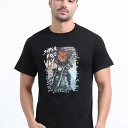 THE BEETEL HOUSE Men Graphic Printed Round Neck Cotton T-shirt-picture-41