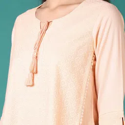 V-Mart Ethnic Motifs Printed Chikankari Chikankari Kurti image 3