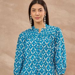 all about you Women Ethnic Motifs Printed Cotton Regular Top-picture-33