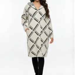 Hallinton Women Printed Hooded Overcoat-picture-38