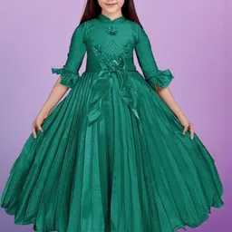 PRENA FASHION Girls Green Dresses-picture-12