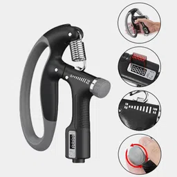 pheonix D Shape 100kg Counter Hand Grip & Finger grip Strength Trainer for Hand Therapy Fitness Accessory Kit Kit image 4