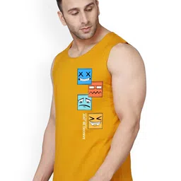 SLOWLORIS Pack Of 2 Printed Bio-Wash Gym Vests image 4