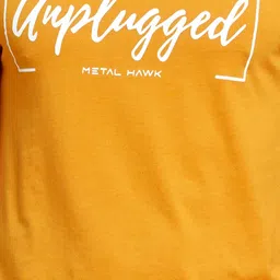 METALHAWK Men Typography Printed T-shirt image 5