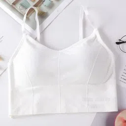 SQ FASHION Pack Of 2 Full Coverage Lightly Padded Bralette Bras image 4