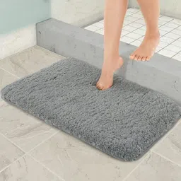 RJVT Grey Microfibre 1400 GSM Bath Rugs-image-88