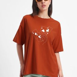 TOGS & TERRE Graphic Printed Organic Cotton Round Neck Oversized T-shirt-picture-23