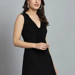 nd&r Women Bodycon Black Above Knee/Mid Thigh Length Dress image 5