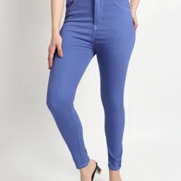 houseofcommon Women Slim Mid Rise Purple Jeans-picture-44