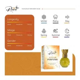 THE RUPAWAT Perfumery House Oudh E Khaas Premium Alcohol Free Attar - 12 ml image 2