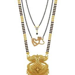 Bhanu diam Women Gold Mangalsutra-picture-15