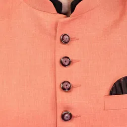 PRINTINDIA Men Woven Nehru Jacket image 4