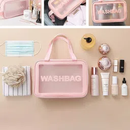 FAVON Pack Of 2 Large & Medium Makeup Pouch image 2