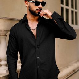 Metronaut Men Regular Fit Spread Collar Textured Casual Shirt-picture-32