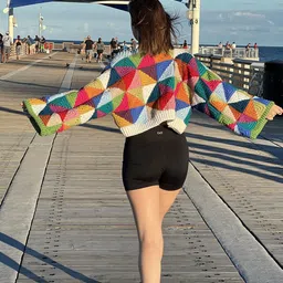 Sugercandy Women Woollen Front-Open Sweaters image 4