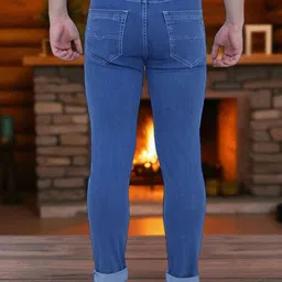 AWACK Men Lean Regular Fit Mid-Rise Stretchable Jeans image 4