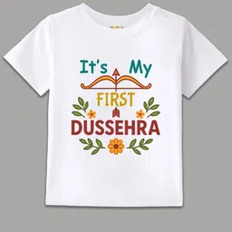 BLUSHES Unisex Typography Printed Round Neck Cotton T-shirt-picture-39