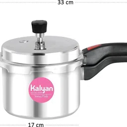 kalyan Classic Shape Pink Series 3 L Pressure Cooker image 3