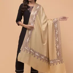 Tweedle Women Paisley Embroidered Shawl image 1