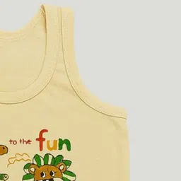 Kidbea Infant Boys Pack Of 3 Printed Vests image 2