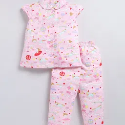 NAUTI KIDZ Girls Printed Night suit-image-85