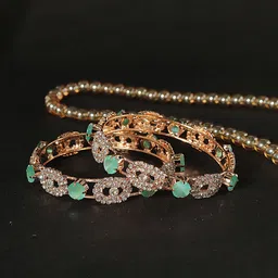 LAVAZZA Set Of 2 Stone-Studded Bangles image 4