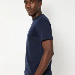 max Men Solid Round Neck Short Sleeves Regular Fit T-shirt-picture-11