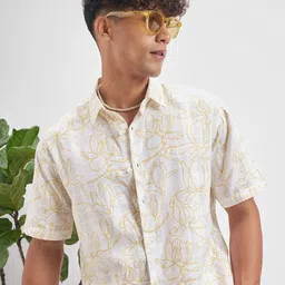 HIGHLANDER Men Floral Printed Casual Shirt-image-2