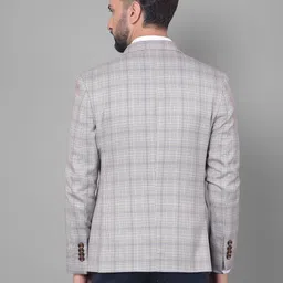 crimsoune club Men Checkered Single Breasted Casual Blazer image 2