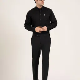 Red Tape Men Solid Button-Down Collar Pure Cotton Effortless Formal Shirt image 5