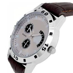 Miss Perfect Unisex Dial & Leather Straps Analogue Watch D778 image 2
