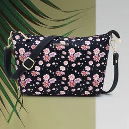 WOMEN MARKS Floral Printed PU Oversized Structured Sling Bag-picture-47