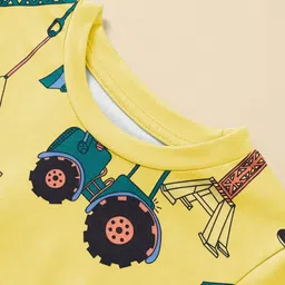 YK Kids Graphic Printed Relaxed Fit Round Neck T-Shirts image 2