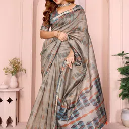AWRIYA Zari Handloom Chanderi Saree-picture-15