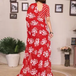 Moda Rapido Floral Saree image 5