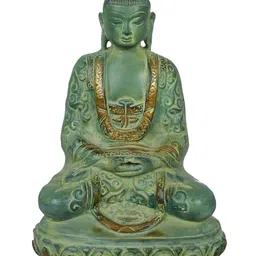 Exotic India Green Buddha Idol Showpiece-image-26