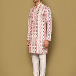 Arihant Rai Sinha Men Ethnic Motifs Embroidered Thread Work Kurta-picture-42