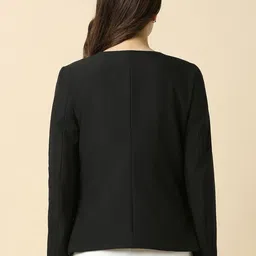 allen solly woman Allen Solly Women Regular-Fit Single Breasted Blazer image 3