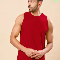 Friskers Pack Of 2 Pure Cotton Round Neck Gym Vests 200725AE-03-33-picture-30