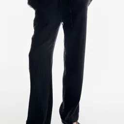 H&M Cotton Muslin Trousers-picture-38