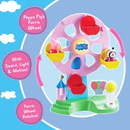 peppa pig Peppa's Ferris Wheel Playset with Lights, Sounds and Motion, Unisex Aged 3+ image 3