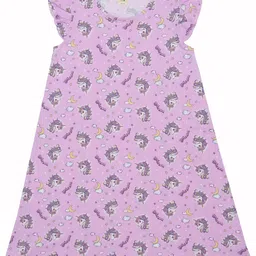 Clothe Funn Girls Printed Maxi Nightdress image 4