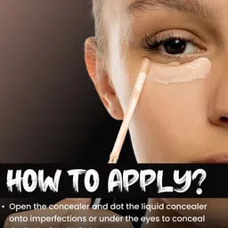 Fashion Colour Cover Up Line Smooth Flawless Natural Finish Liquid Concealer 11g- Shade 04 image 3