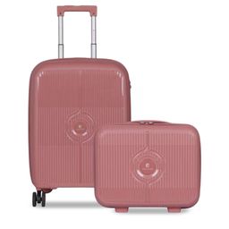 Polo Class Textured 360-Degree Rotation Hard Sided Medium Trolley Bag With Vanity-picture-5