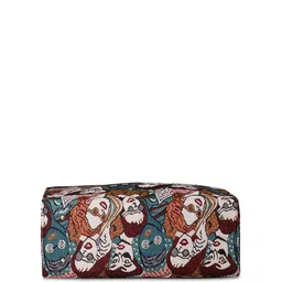 BANDICOOT Floral Printed Structured Jute Tote Bag image 5