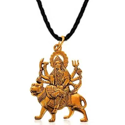 VANISHREE WORLD Gold Brass Pearls Gold-Plated Pendant-picture-20