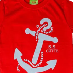 BILLYBALL Unisex Kids Printed Round Neck Pure Cotton T-Shirt With Shorts image 3