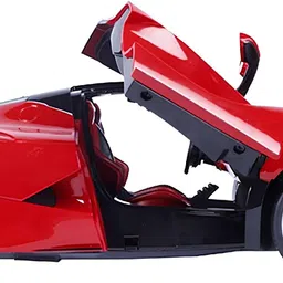 cannycubs Rechargeable Super Car with Openable Doors, SMOKE Function & Lights image 5