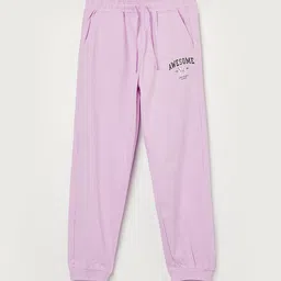 Fame Forever by Lifestyle Girls Printed Pure Cotton Joggers-picture-29