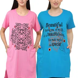 DDASPRATION Women 2 Printed Pockets T-shirt image 4